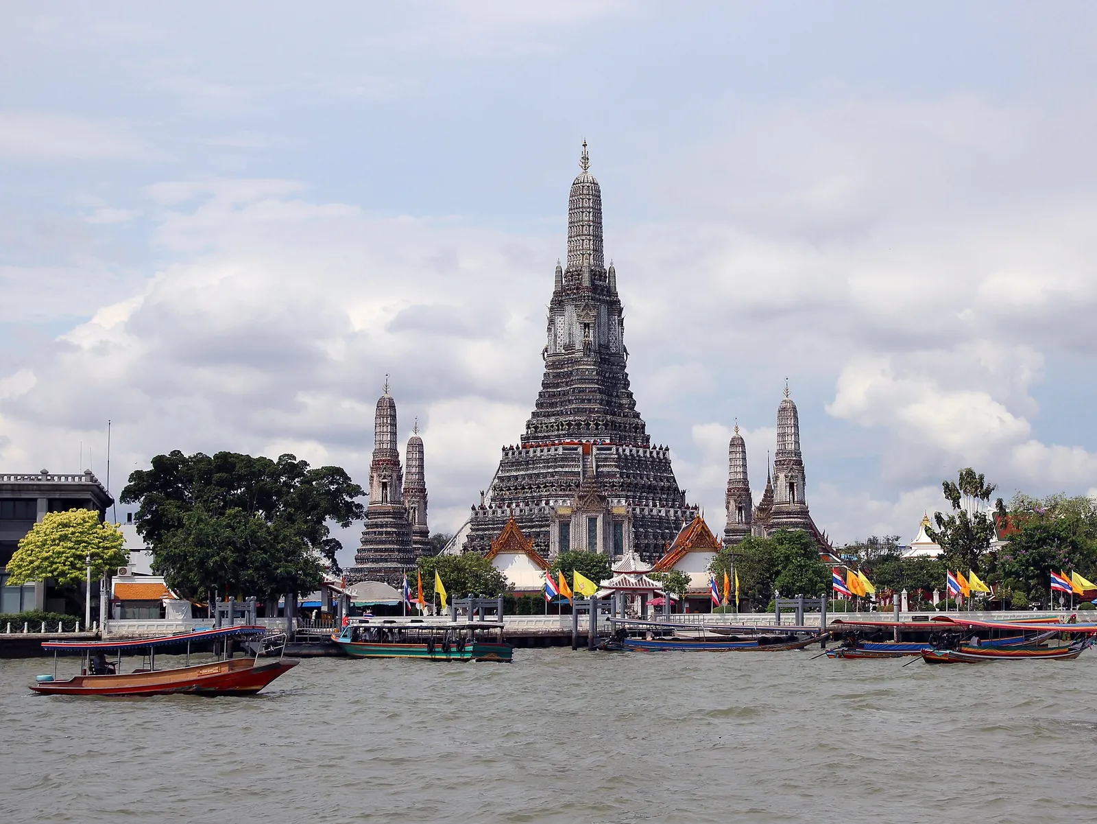 Wat Arun temple on the Chao Phraya River in Bangkok